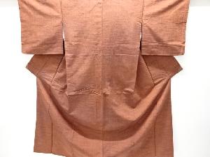 アンティーク　手織り節紬着物